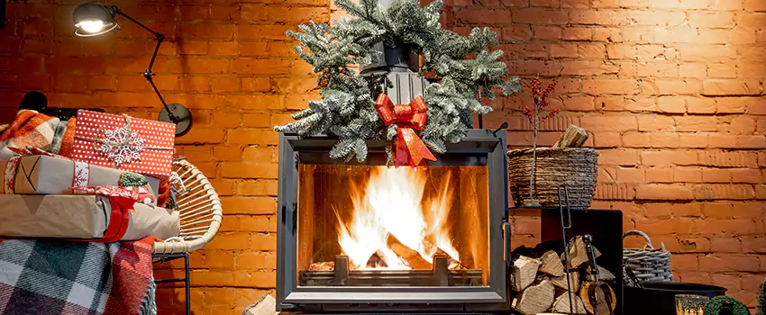 Travis Industries Linear Gas Fireplace Installation in Willimantic, Connecticut