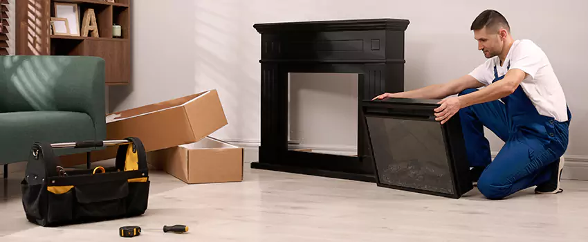 Old Rusted Metal Fireplace Repair And Replacement in Willimantic, CT